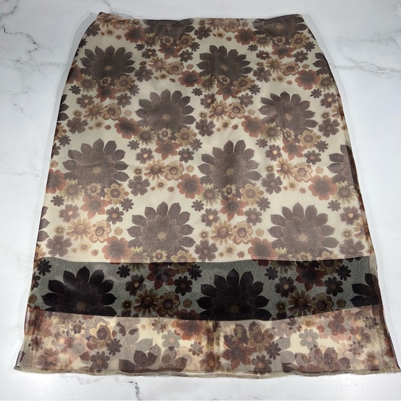 KWAIDAN Editions Layered Floral Retro Print Skirt - Picture 3 of 15